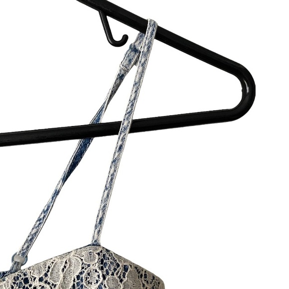 Kirra Jean Lace Peplum Zipper Detail Tank Top NWOT - Picture 6 of 12